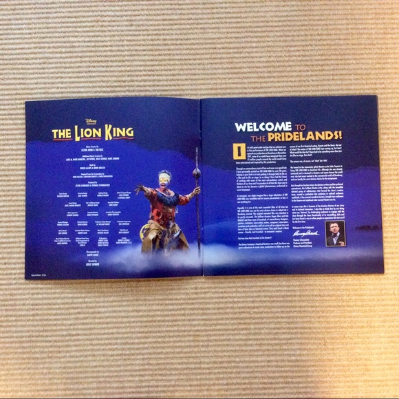 Disney Lion King Tote Bag, Program, & Cast Sheet - Picture 7 of 10